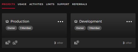 projects in hetzner cloud