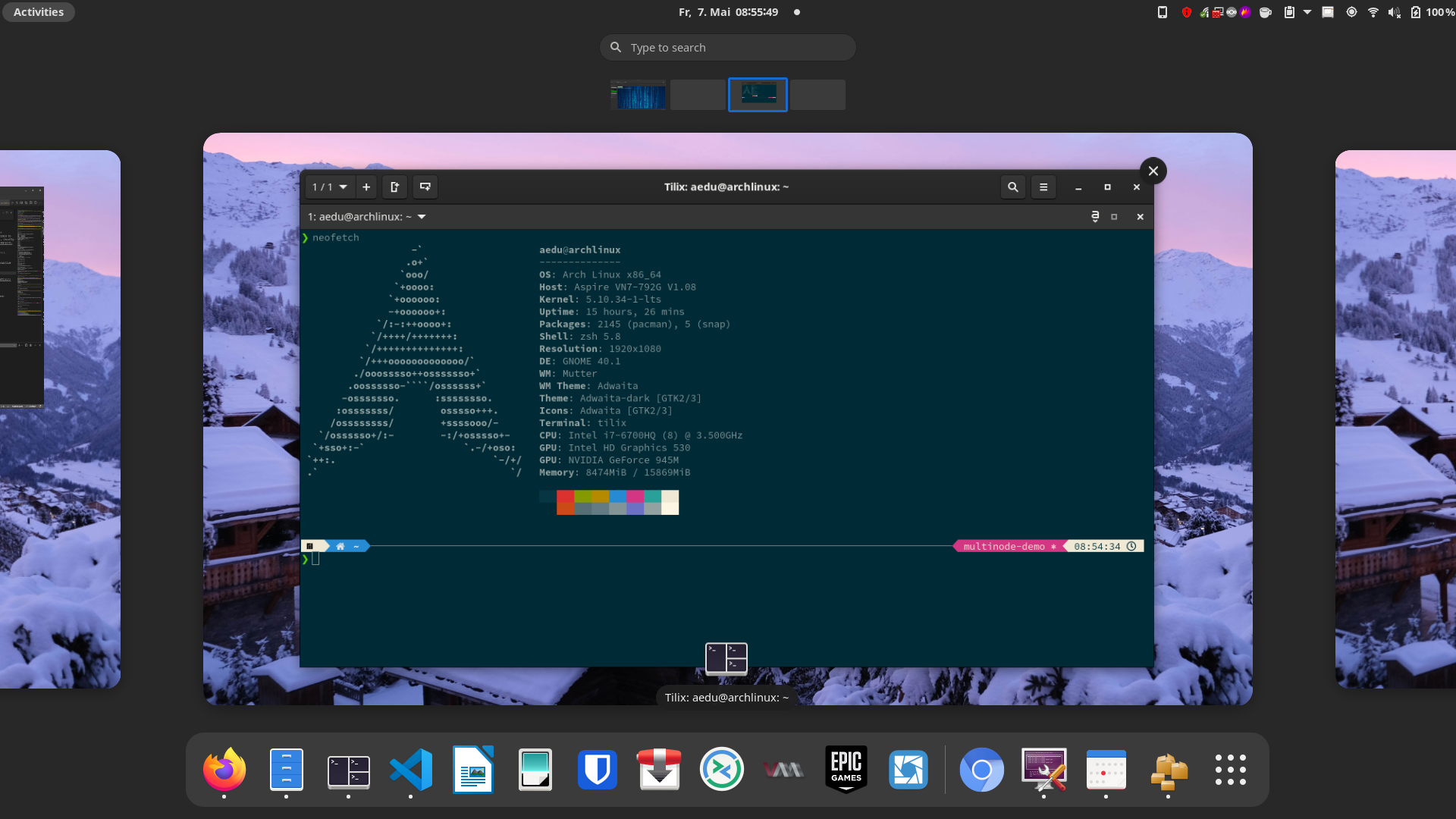 welcome arch linux