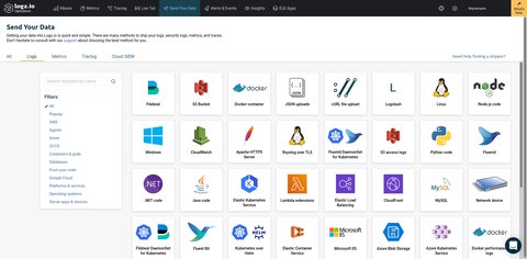 Send logs to logz.io