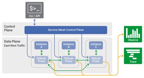 service mesh topology
