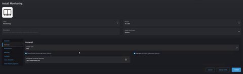 Install Monitoring