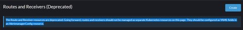 Deprectaion of Routes and Receivers